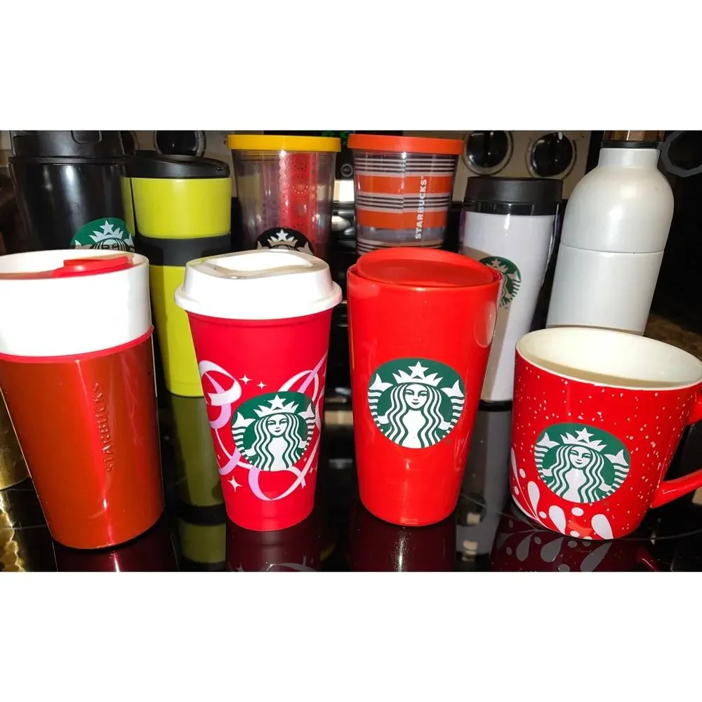 Huge Lot of Starbucks Cups